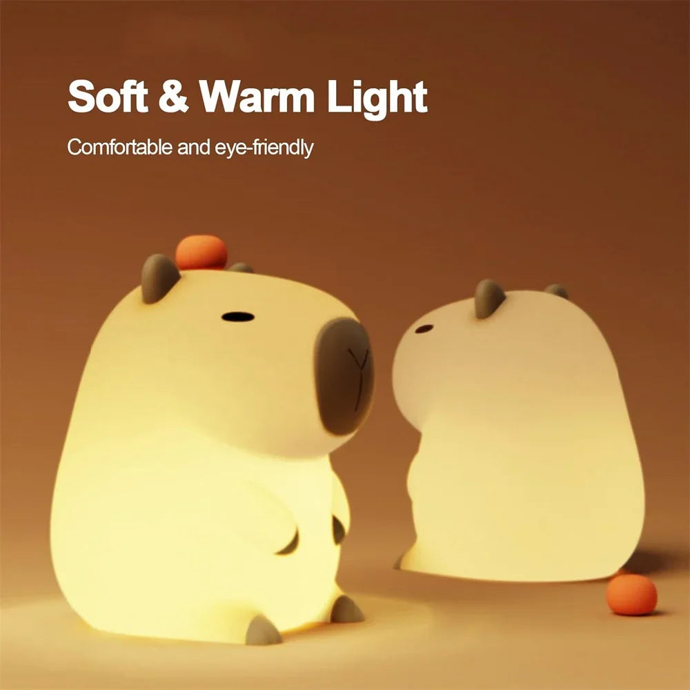 Silicone Capybara Night Light